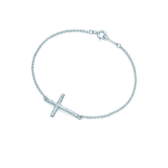 Paloma Picasso Hammered Cross Bracelet 